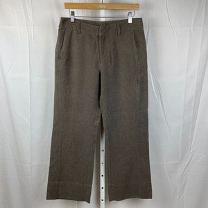 Womens Patagonia Gray Tan Hemp Blend Pants Size 8